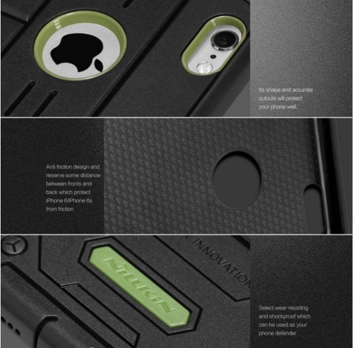 Funda Para Celular iPhone 6 6s Defender Iii Hibrido De Lujo