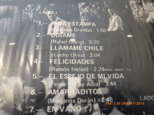Vinilo Lp De Lucho Oliva - El Gran --fina Estampa (u855