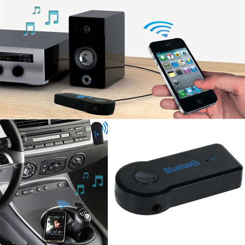 Receptor Audio Bluetooth Manoslibres Carro Sonido Mini Auto