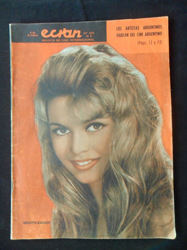 Revista Ecran N° 1415 Brigitte Bardot