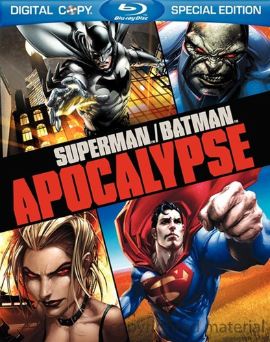 Blu-ray + Dvd Superman Batman Apocalypse