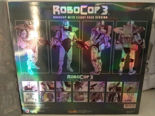 Hot Toys Robocop Flight Pak Y Part Machine Nuevos N Caja 1/6 (Usado)