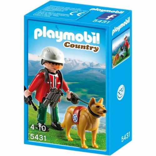 Playmobil 5431 Rescatador De Montaña Con Perro Mundo Manias