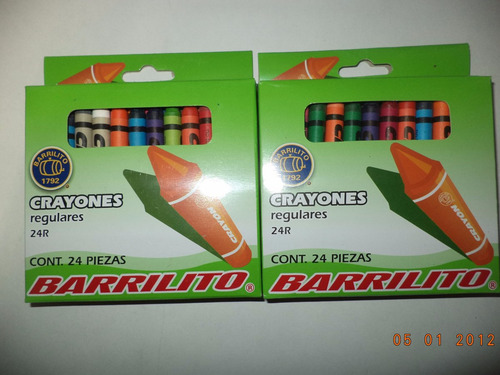 Crayon Regular Con 24 Colores