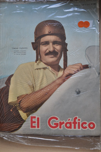 Revista El Grafico N 1754 1953 Omar Fuentes Automovilismo
