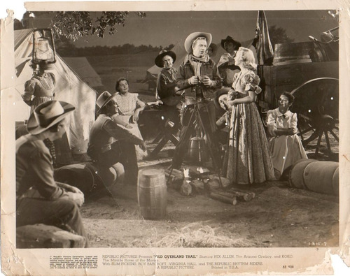 Foto Old Overland Trail Rex Allen Virginia Hall Slim Pickens