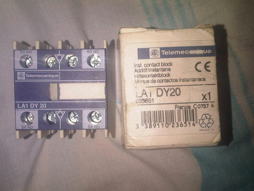 Contactor Electrico Auxiliar Telemecanique La1 Dy 20