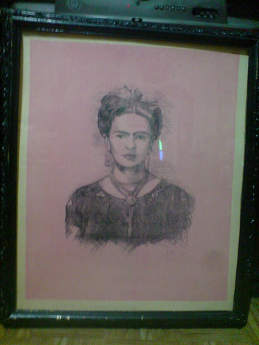 Frida Kahlo, Hermosa Pintura. Firmada A. Ramírez