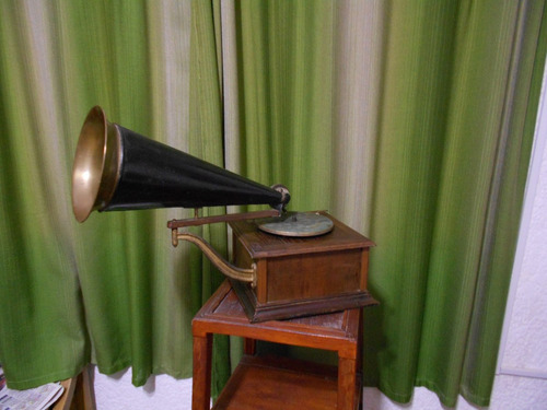 Vitrola Fonografo Gramofono Corneta Fija 1900-1902