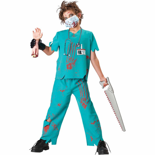 Disfraz Para Niño Doctor Insano Talla 6 Halloween