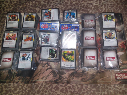 Imagem 2 de 4 de Marvel Lote 100 Cartas Battle Scenes (aleatorias)