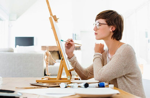 Imagen 6 de 6 de Set De Pintura Portátil! Caballete Para Pintar Arte