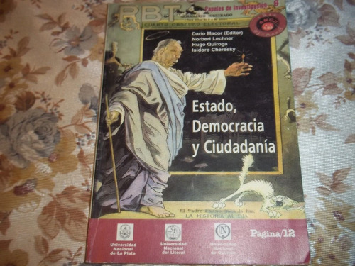 Estado, Democracia Y Ciudadania - Macor - Lechner - Quiroga
