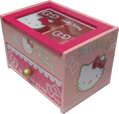 Porta Joyero Hello Kitty Con Gaveta Mod A4-021