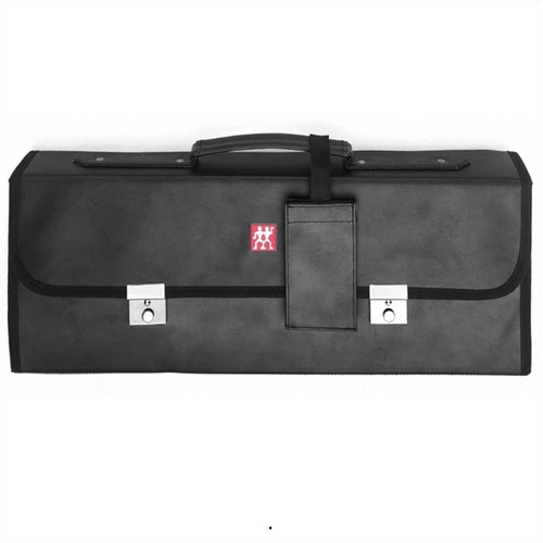 Bolsa Couro Sintético C/16 Compartimentos P/ Facas Zwilling