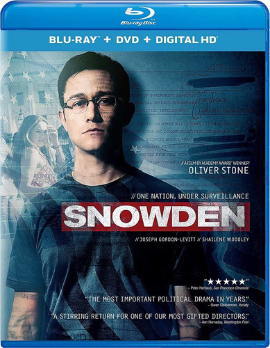 Blu-ray + Dvd Snowden / De Oliver Stone