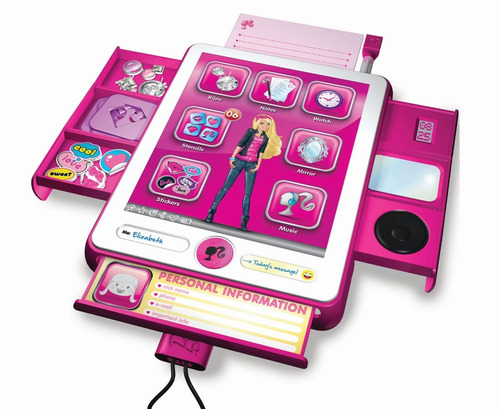 Barbie My B-book Pad Organizador Interactivo Conecta Tu Mp3