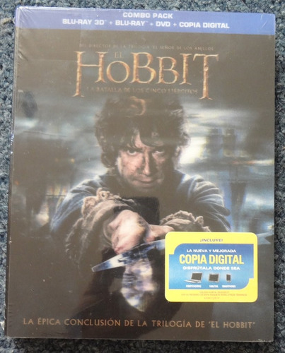 Blu-ray 3d El Hobbit La Batalla De Los 5 Ejercitos Bluray (Usado)