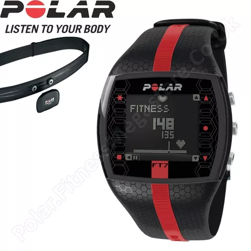 Polar FT7 - Reloj con pulsómetro e indicador de Efecto del Entrenamiento  para Fitness y Cross-Training, Color Rojo/Plateado : : Deportes y  aire libre