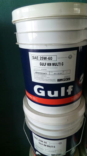 Aceite Gulf 25w60 X 20l (zona Sur)