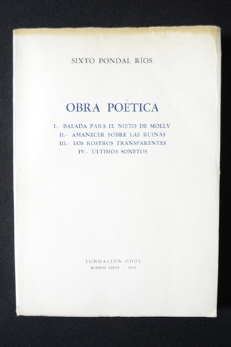 Obra Poetica Sixto Pondal Rios