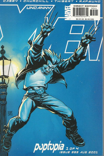 X-men Uncanny 395 Variant Cover Marvel - Bonellihq Cx241 G20