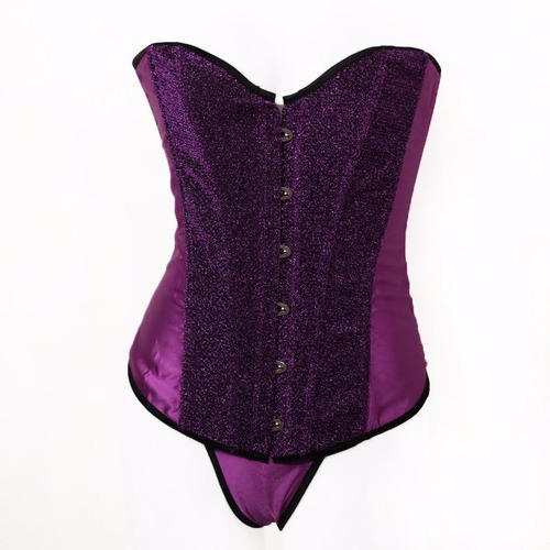 Corset Modelo Gliter, Color Púrpura Talla L