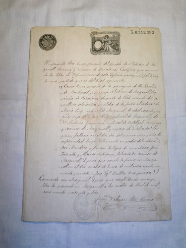Antigua Acta De Defuncion 1893