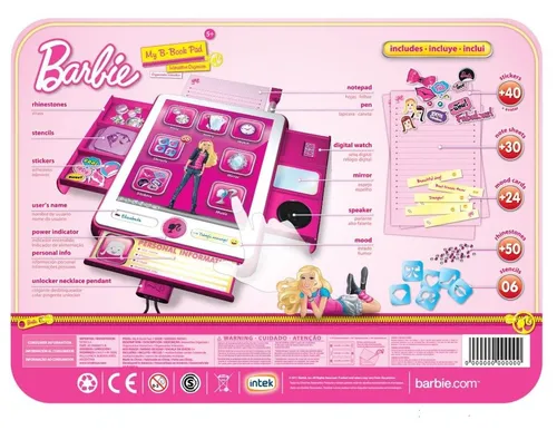 Barbie My B book Pad Organizador Interactivo Conecta Tu Mp3