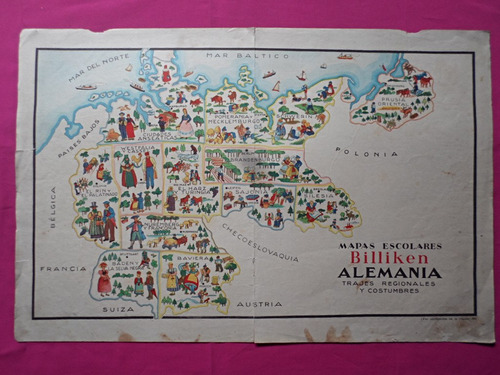 Alemania Trajes Regionales Y Costumbres Coleccion Billiken