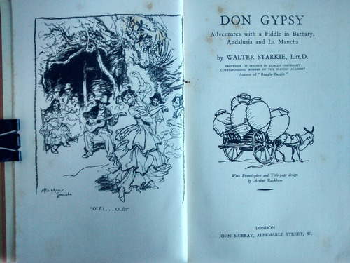Don Gypsy Walter Starkie Ed. Butler & Tanner En Ingles 1936