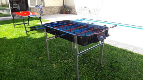 Imagen 1 de 4 de Alquiler Juegos Metegol Tejo Ping Pong Pool Plaza Blanda