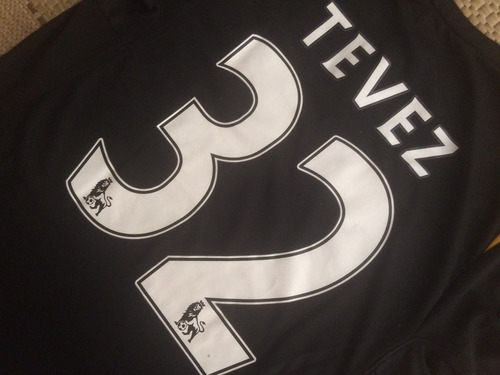 Camisa Original Manchester City 2009/2010 Away #32 Tevez