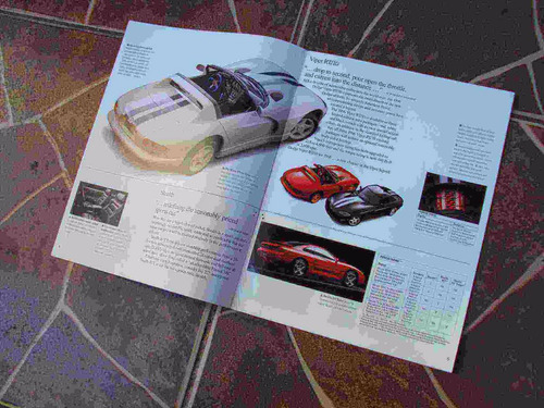 Encarte Catálogo Folder Dodge Stratus Viper Neon Caravan B