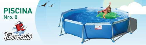 Imagen 6 de 8 de Pileta Piscina De Lona. Redonda. Tiburoncito Nº8 3.05 X 0.65