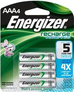 Energizer Nh12bp-4 Recargable Nimh Aaa 4 Contador