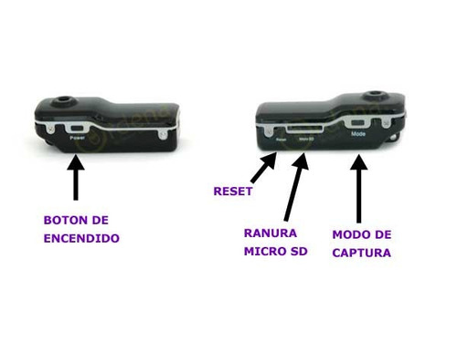 Imagen 4 de 5 de Mini Camara Espia Dvr Alta Definicion Hd Activado Por Voz