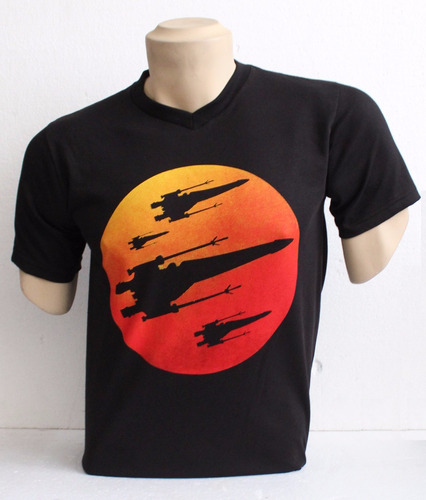 Polo Star Wars - Modelo Nave X-wing Al Ocaso Talla M