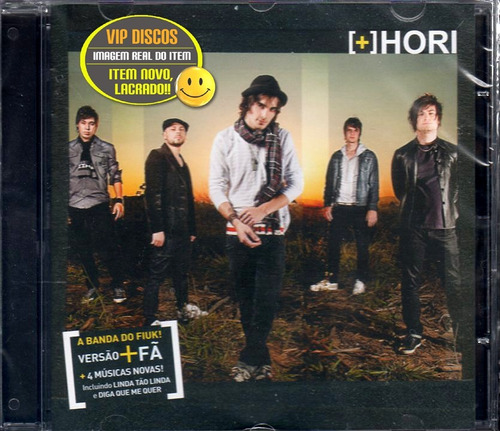 Cd Hori Fiuk Versão + Fã Com 4 Faixas Bônus Novo Lacrado