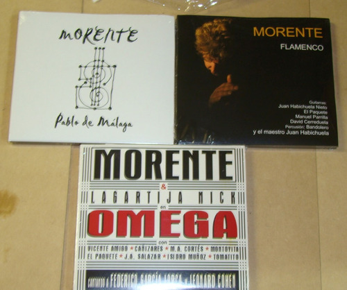 Enrique Morente Flamenco Combo 3 Cds Nuevos  / Kktus