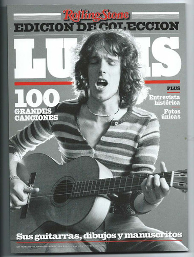 Luis Alberto Spinetta Rolling Stones Ed De Colección Revista