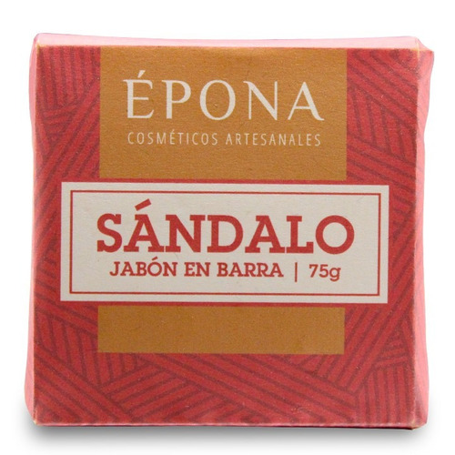 Jabón Artesanal De Tocador Perfumado Sándalo 75g Épona