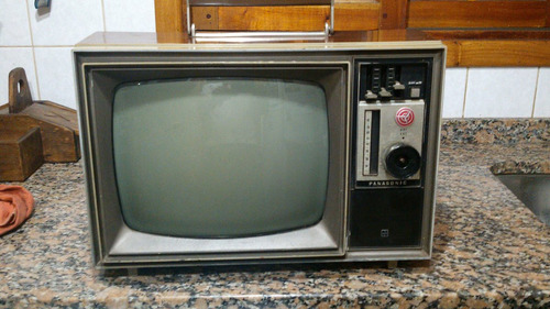 Antiguo Televisor Blanco Y Negro Panasonic Japon 12 Pulgadas