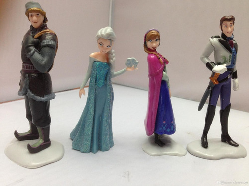 Frozen Set X 6 Figuras Anna Elsa Olaf Kristoff Sven Hans Dis