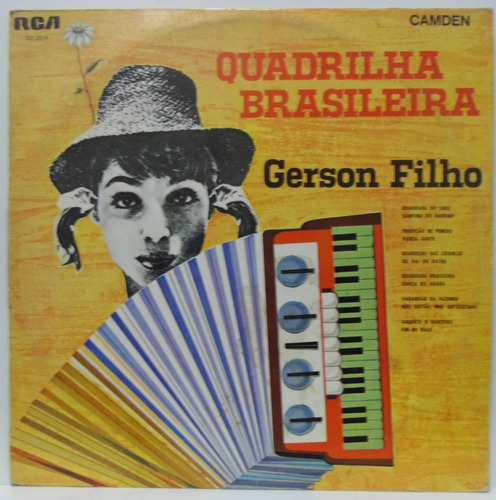 Lp Gerson Filho - Quadrilha Brasileira - 1967 - Rca Camden