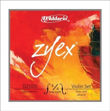 Encordado Violin Daddario Dz310s 4/4h Zyex Plata Hard