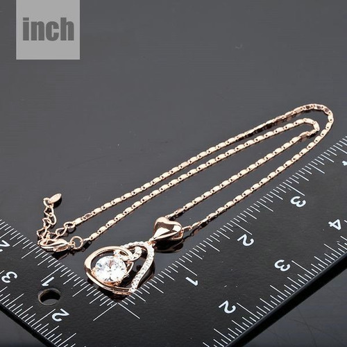 Maravilloso Collar Dije Corazon Swarovski Regalo De Amor