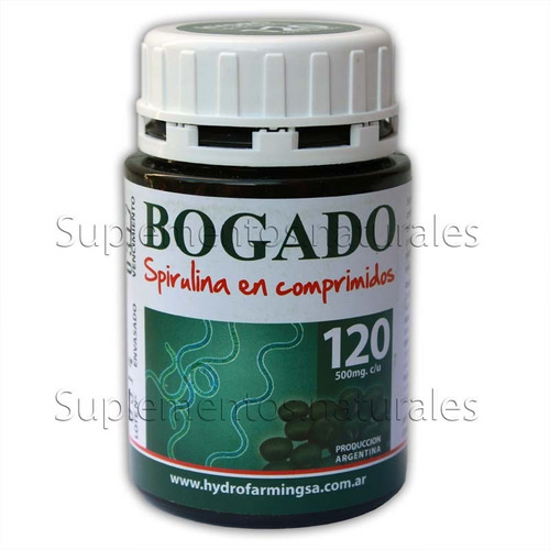 Spirulina Bogado 120 Comprimidos 500mg