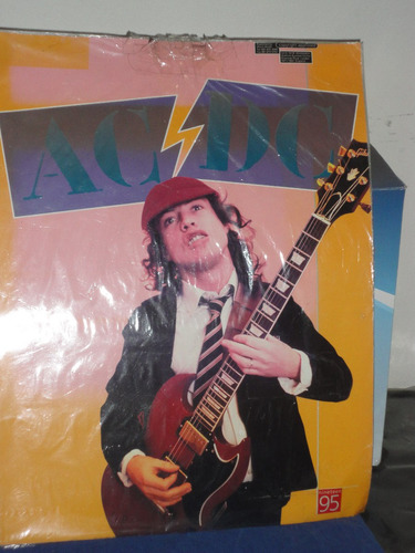 Poster De Angus Young (ac/dc) -39 Cm Largox30 Ancho,imp.