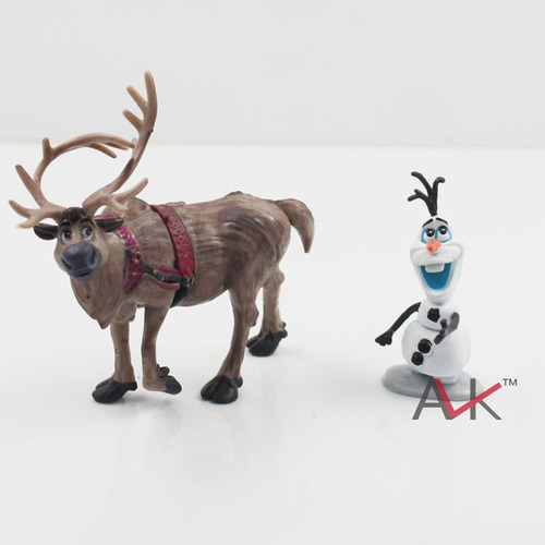 Frozen Set X 6 Figuras Anna Elsa Olaf Kristoff Sven Hans Dis